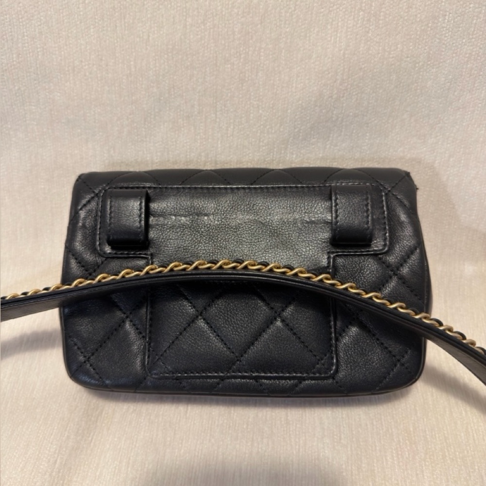 Chanel Envelope Flap Waist Bag -quilted Black Leather - Picture 5 of 16